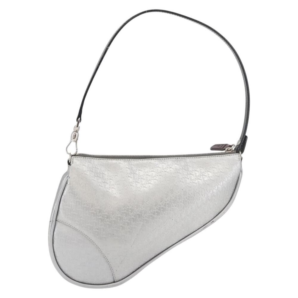 Dior Trotter Saddle Accessory Pouch Silver